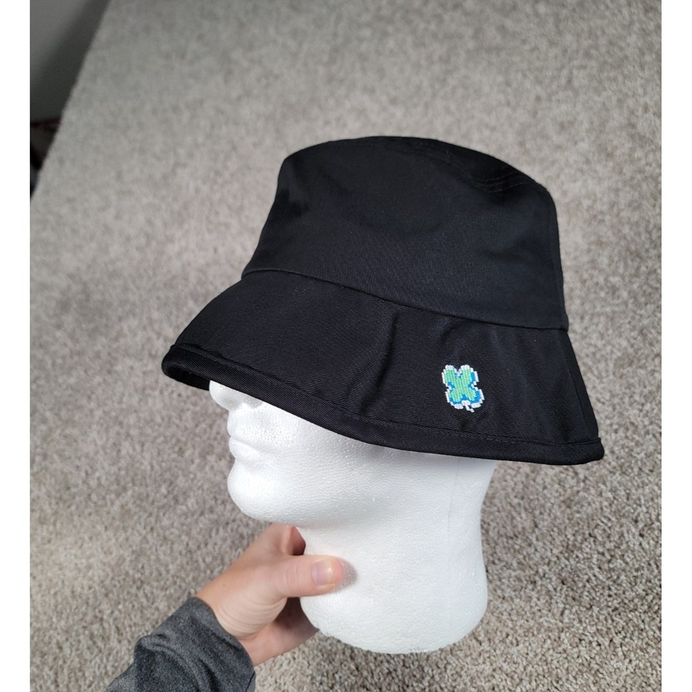 Tomorrow X Together‎ Bucket Hat One Size Black Embroidered Rare Y2K Pop Band Cap